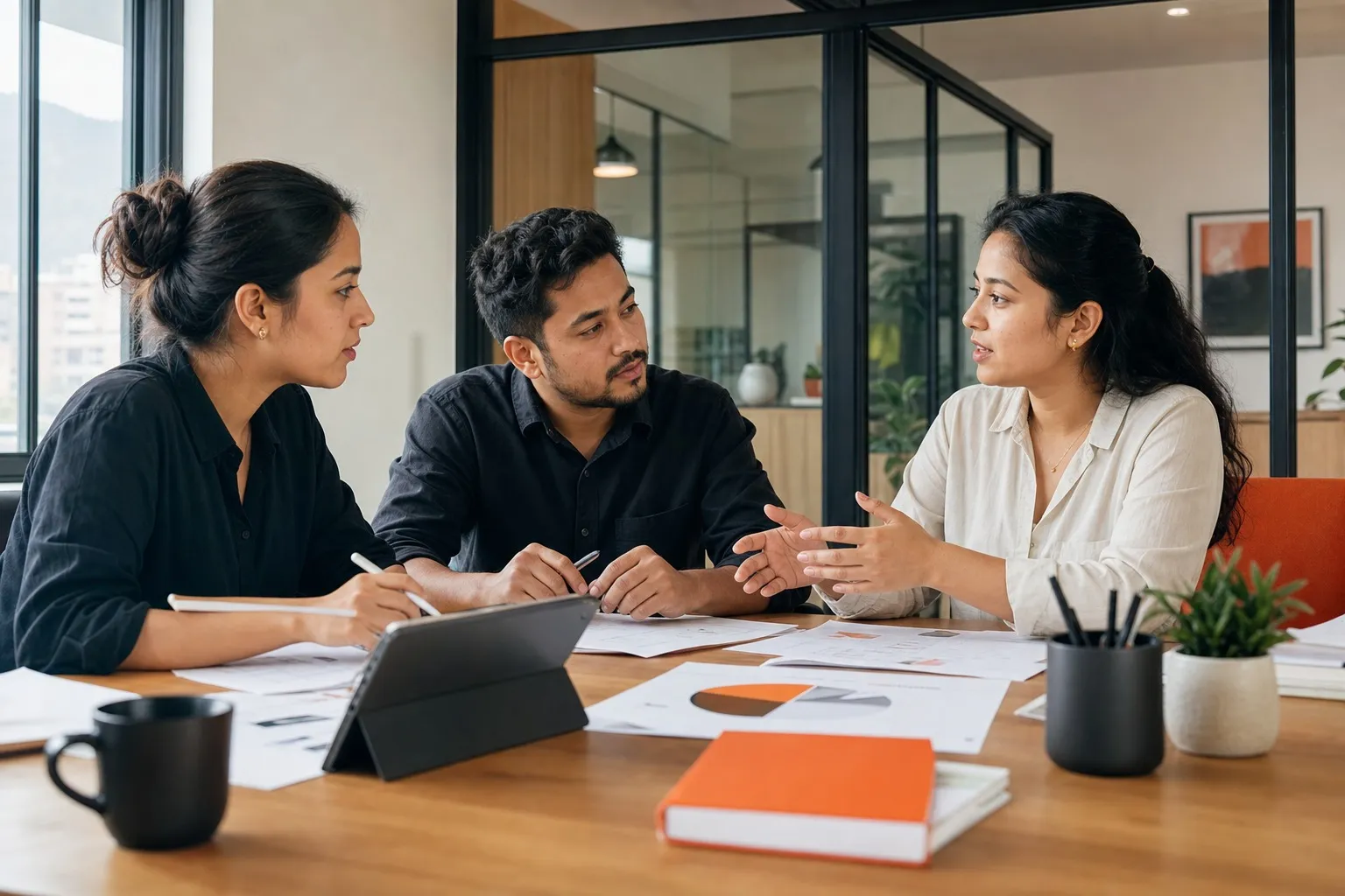 Nepali founders discussing company capital